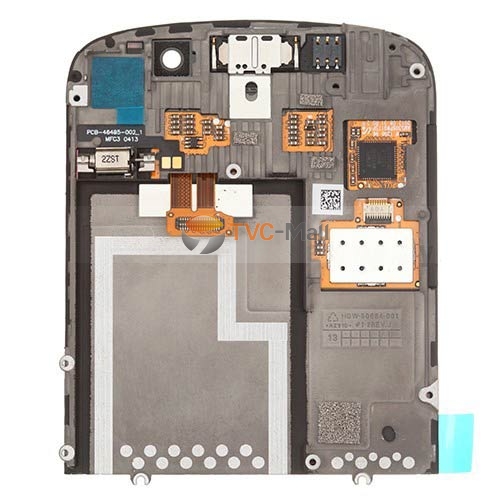 BlackBerry Q10 LCD Assembly with Touch Screen Digitizer Replacement Part - Black-2