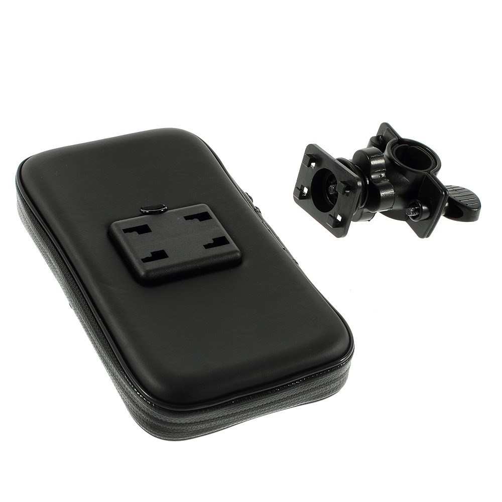 Bicycle Motorcycle Handle Bar Mount with Water Resistant Case for 5.5-6.3 inch Smartphone, Size: 17 x 9cm-4