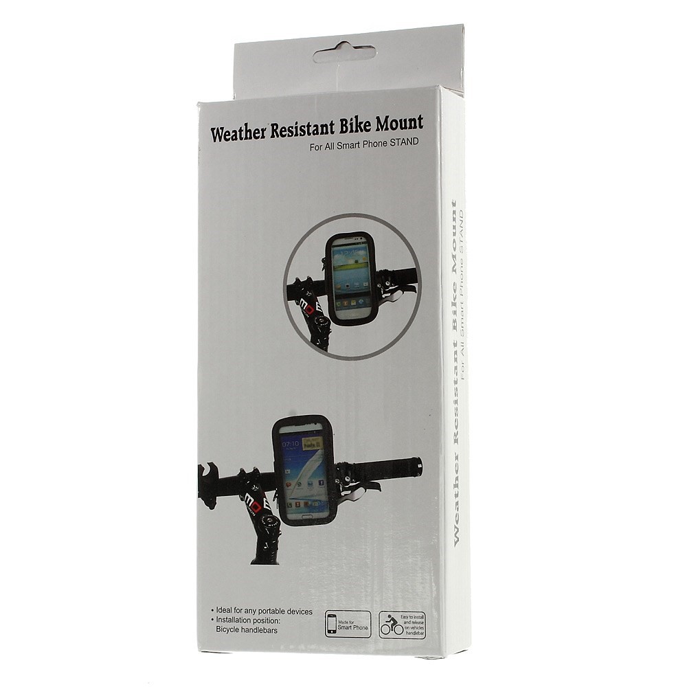Bicycle Motorcycle Handle Bar Mount with Water Resistant Case for 5.5-6.3 inch Smartphone, Size: 17 x 9cm-7