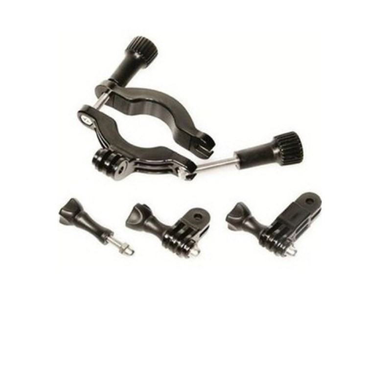 Bicycle Motorcycle Handle Bar Seatpost Mount w/ Three-way Adjustable Pivot Arm for GoPro HD Hero3/2/1-2