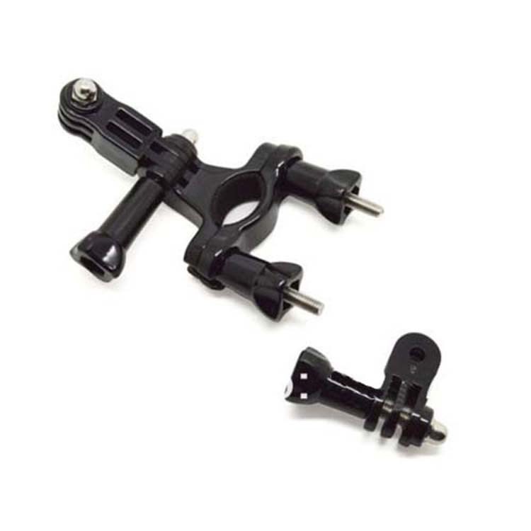Bicycle Motorcycle Handle Bar Seatpost Mount w/ Three-way Adjustable Pivot Arm for GoPro HD Hero3/2/1-5