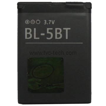 Nokia BL-5BT Mobile Battery Replacement for N75 / 7510 Supernova / 2600 Classic-1