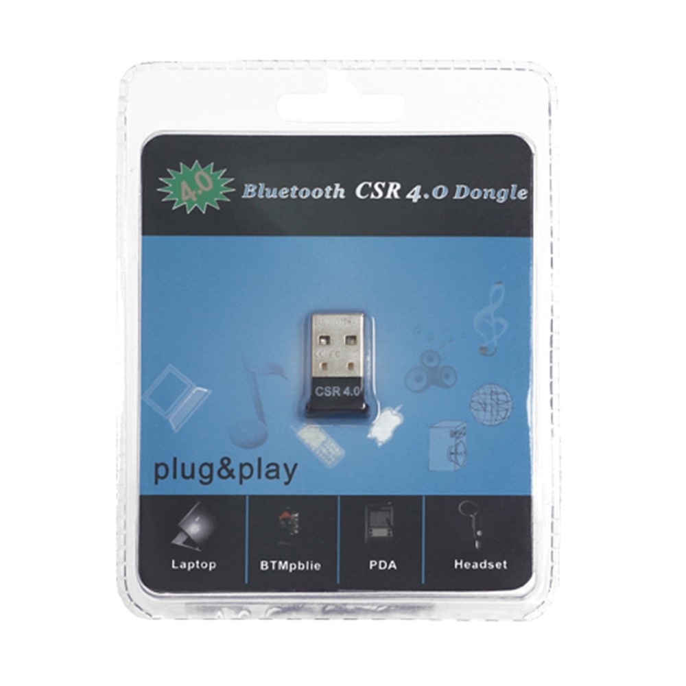 Mini Wireless V4.0 USB Bluetooth Adapter Dongle Square Head-4