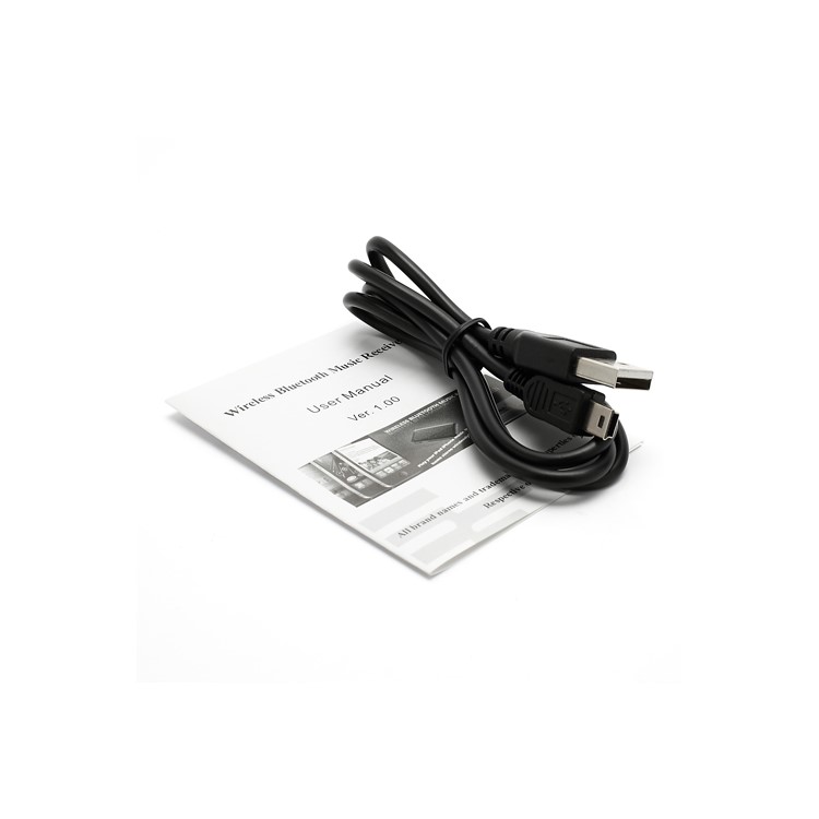3.5mm Mini USB Wireless Bluetooth Audio Music Receiver for iPhone iPad Bluetooth Cell Phone Bluetooth PC - Black-6