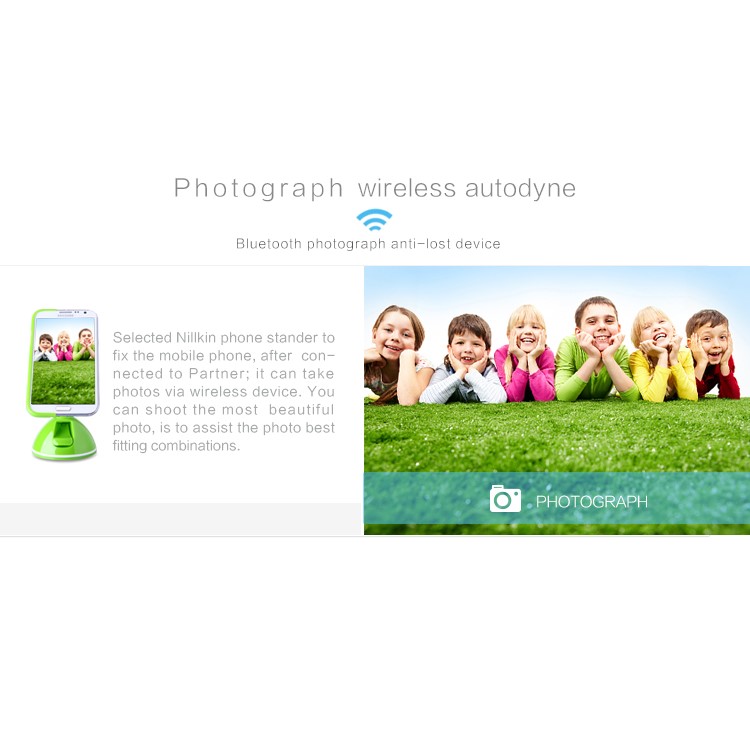 Nillkin V4.0 Bluetooth Photograph Self-timer Anti-lost Anti-theft device for iPhone 5s 5c 5 4s / iPad 4 / Mini / Mini II / Air / The new ipad / Samsung I9500 GALAXY S4-23