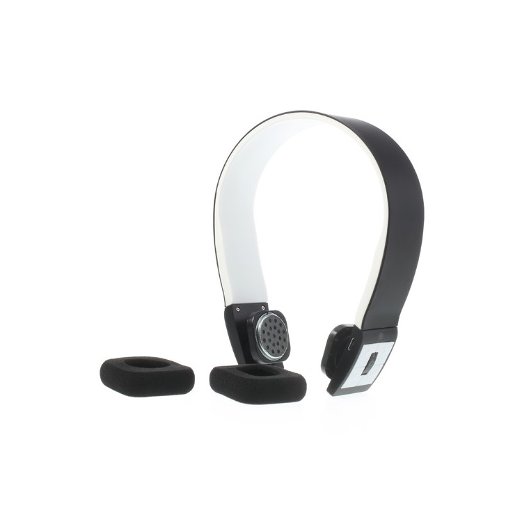 Fashion Wireless Bluetooth V3.0 Stereo On-Ear Earphone with MIC - Black-5