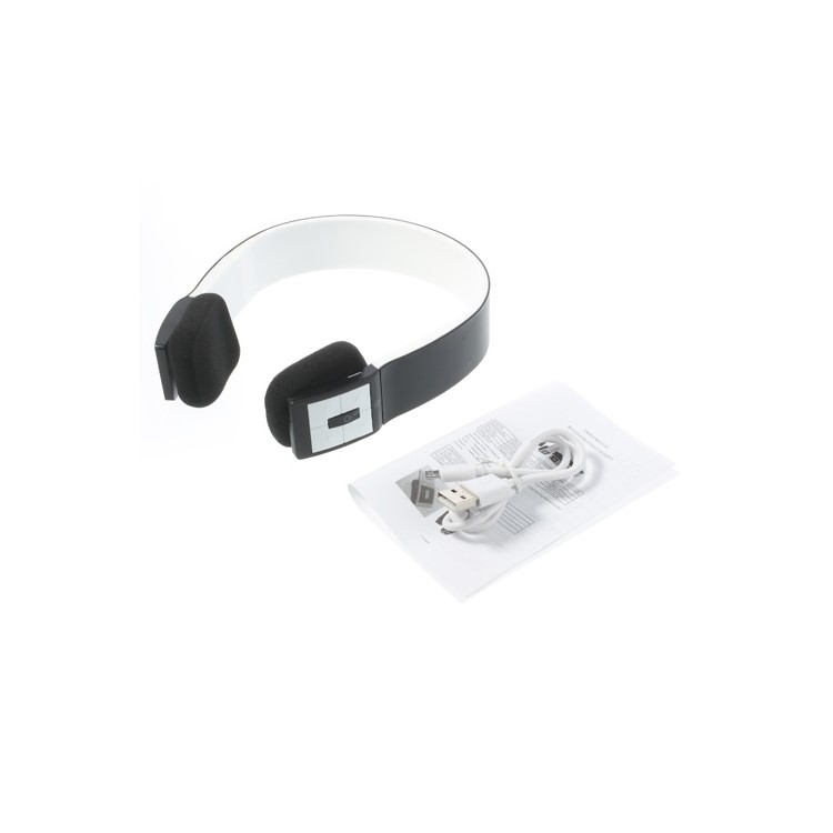 Fashion Wireless Bluetooth V3.0 Stereo On-Ear Earphone with MIC - Black-9