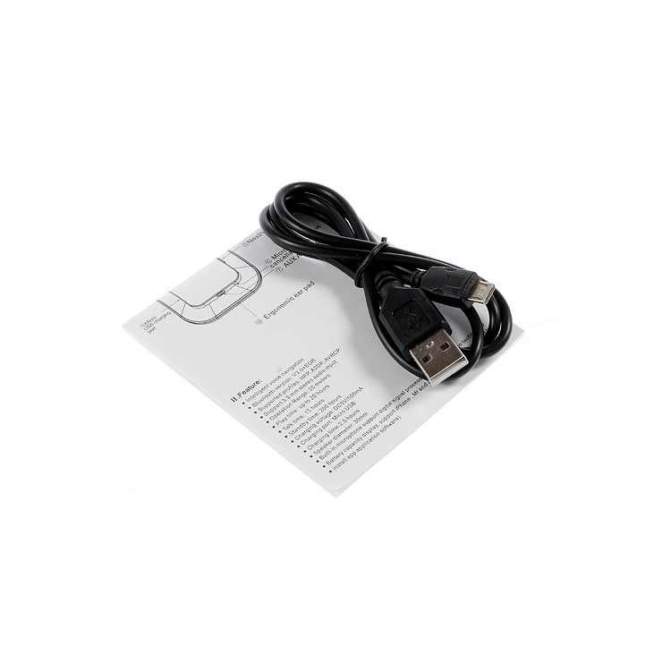 On-ear Sports Bluetooth Headphone with AUX Play Function (BQ-618) - Black-8