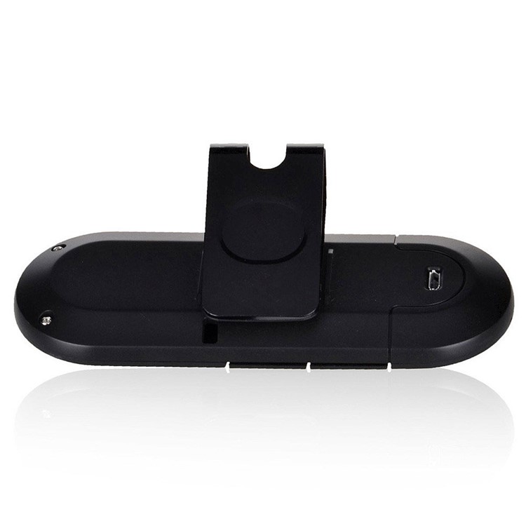 Blue Portable Sunvisor Bluetooth Speakerphone Hands-free Car Kit for iPhone iPad Samsung Sony LG-3