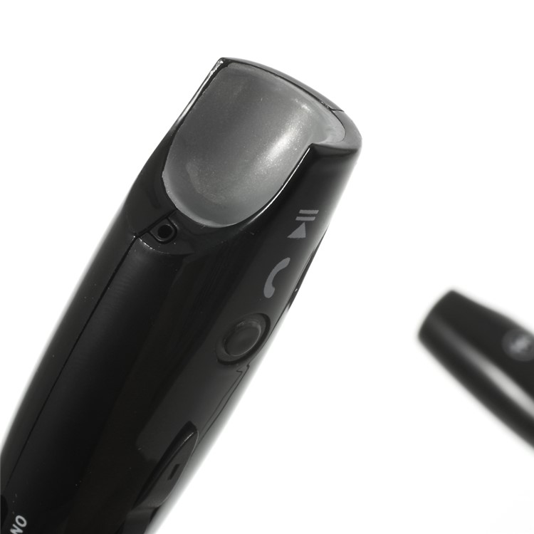 HV-800 Wireless Bluetooth Music Sports Stereo Headset Headphone Vibration Alert on Call - Black-10