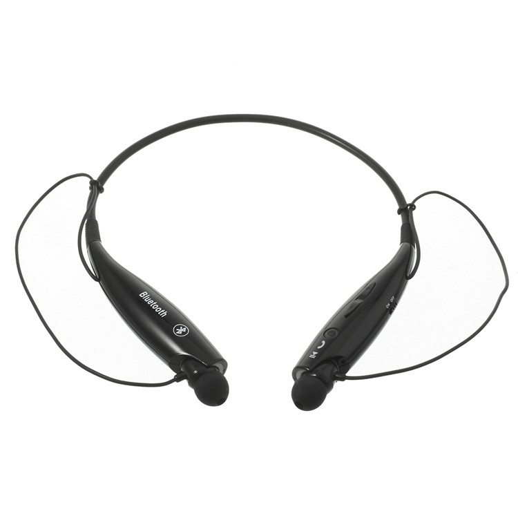 HV-800 Wireless Bluetooth Music Sports Stereo Headset Headphone Vibration Alert on Call - Black-3