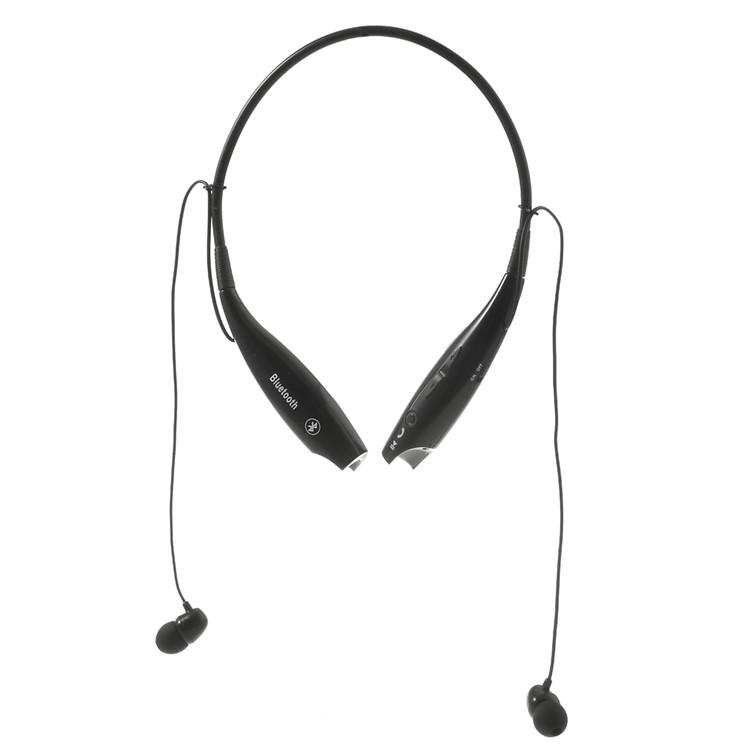 HV-800 Wireless Bluetooth Music Sports Stereo Headset Headphone Vibration Alert on Call - Black-5