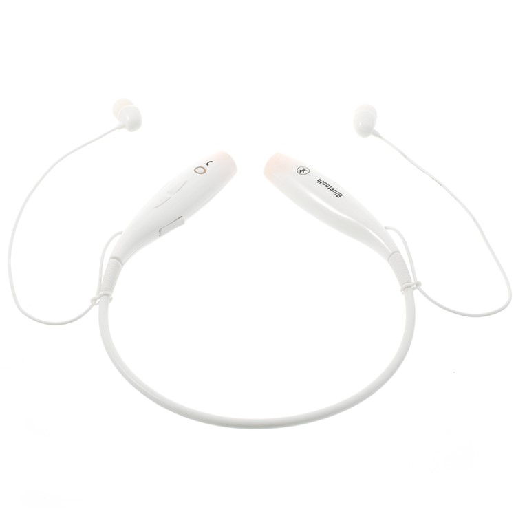 HV-800 Wireless Bluetooth Music Sports Stereo Headset Headphone Vibration Alert on Call - White-4
