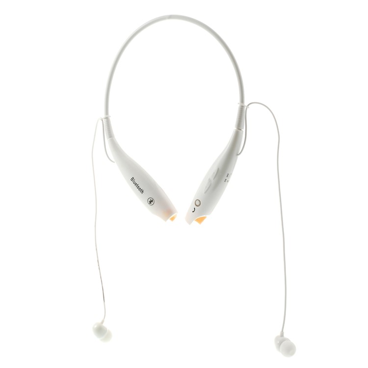 HV-800 Wireless Bluetooth Music Sports Stereo Headset Headphone Vibration Alert on Call - White-5