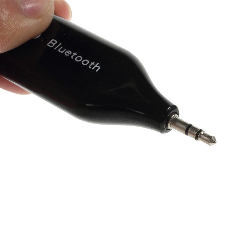 BM-E6 Mini 3.5mm Plug Bluetooth 3.0 Receiver Adapter Dongle w/ Microphone - Black-4