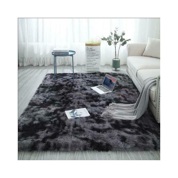 Shop Home Indoor Floor Tie Dyed Carpet Dark Grey 40 60cm From China Tvc Mall Com