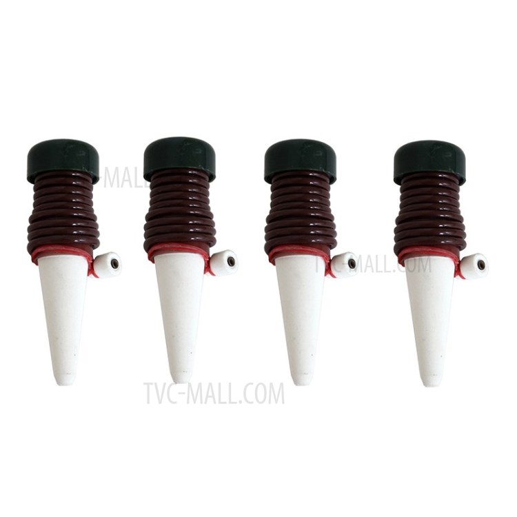 4Pcs Plant Self Watering Stake Automatic Spike Cone Design Irrigation System-12