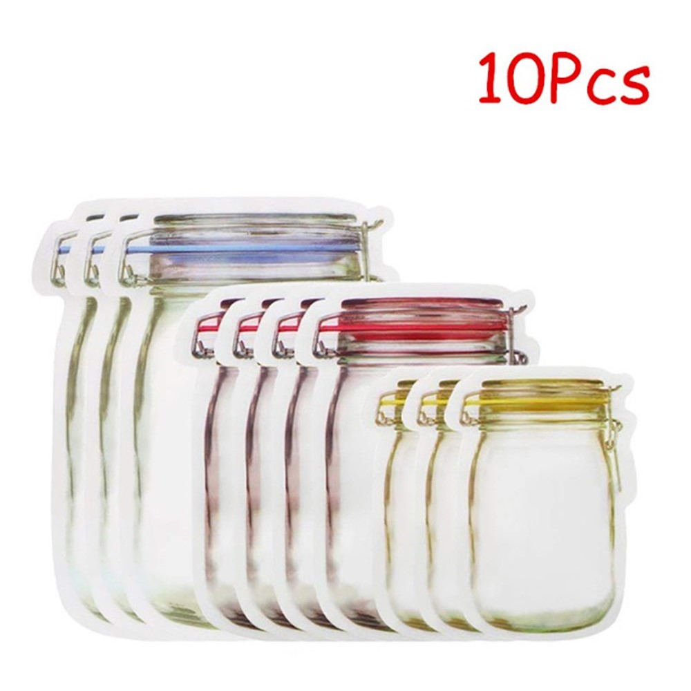 10PCS Food Bags Reusable Keeping Fresh Food-graded Food Storage Bags
