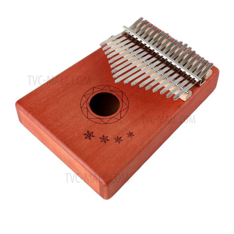 17-Key Kalimba Mahogany Thumb Piano Keyboard Instrument Gift-1