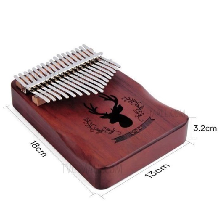 Kalimba 17 Keys Thumb Piano with Tuning Hammer