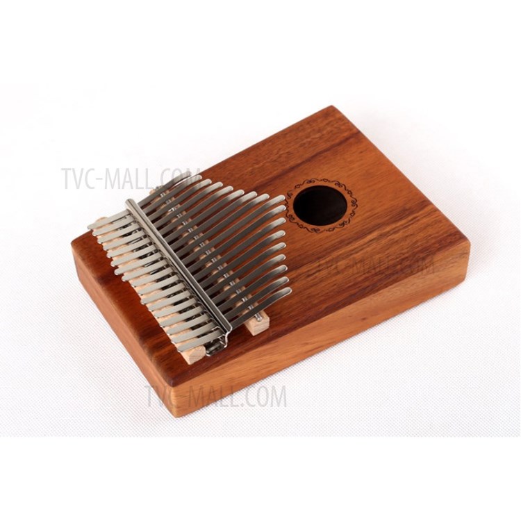 Portátil 17 Tom Kalimba Madeira Dedo Polegar De Piano Instrumento Musical Com Acessórios-2
