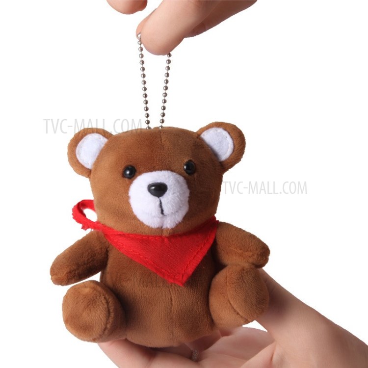 Teddy Bear Toy Girls Women Self-defense Alarm Pendant Plush Doll-3