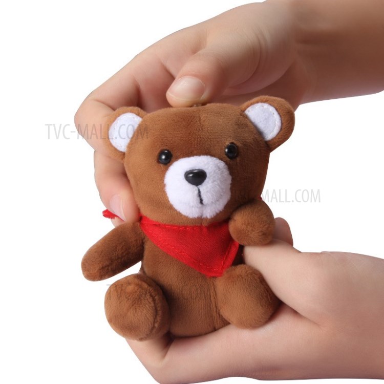 Teddy Bear Toy Girls Women Self-defense Alarm Pendant Plush Doll-6