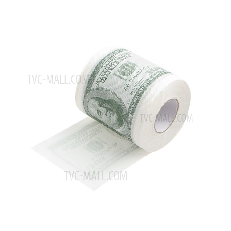 Creativa De 100 Dólares Rollo De Papel Higiénico Papel Higiénico Tejido Patrón-7