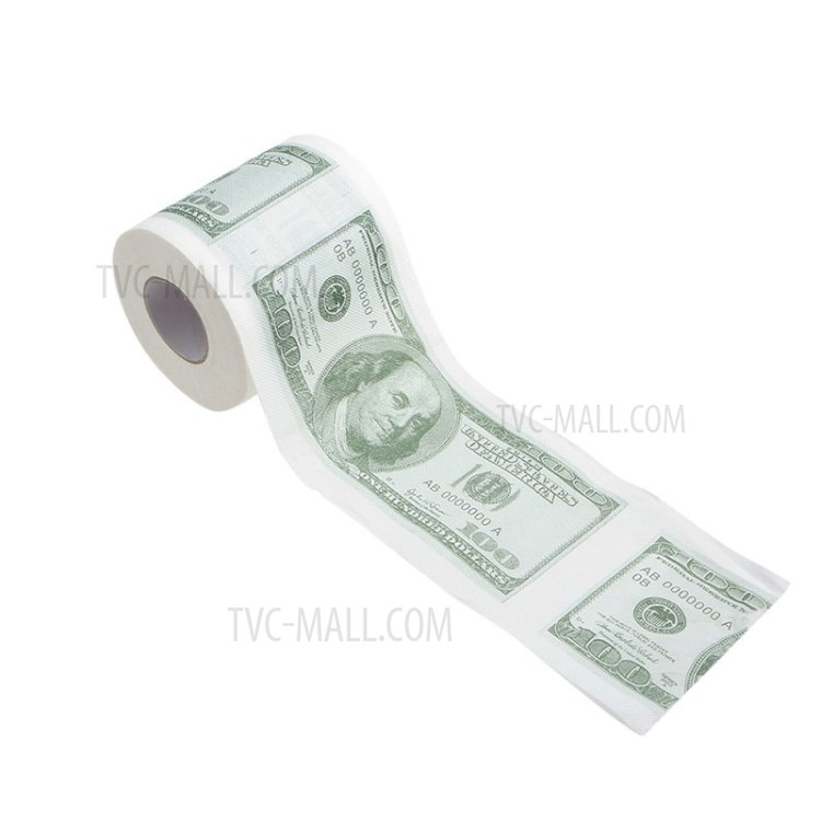 Creativa De 100 Dólares Rollo De Papel Higiénico Papel Higiénico Tejido Patrón-9
