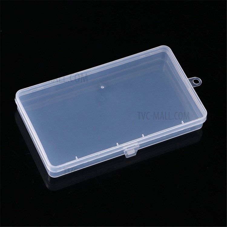 Dust-proof Clear Plastic Case Mask Storage Box Portable Decoration Stationery Box-1