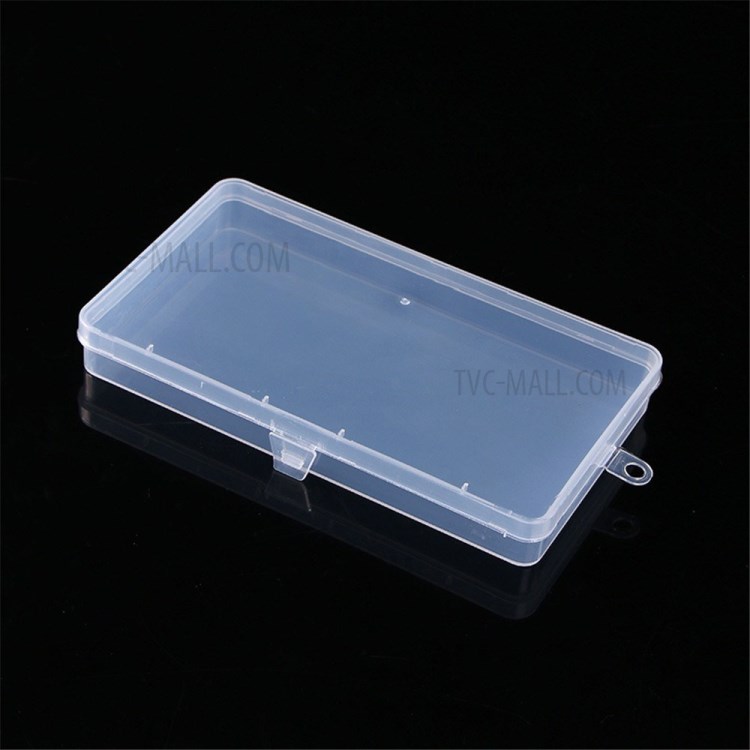 Dust-proof Clear Plastic Case Mask Storage Box Portable Decoration Stationery Box-4