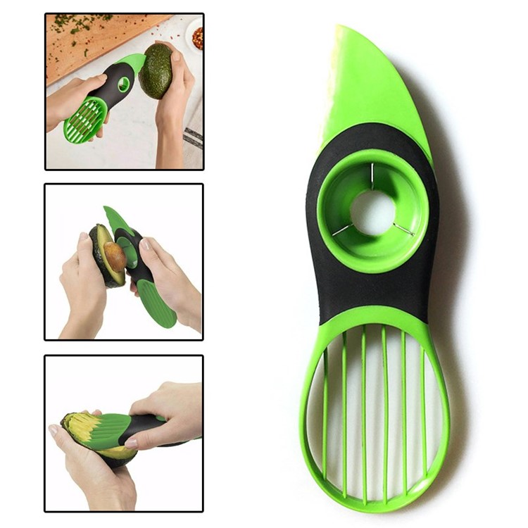 Avocado Slicer Shea Corer Butter Fruit Peeler Cutter Pulp Separator-1