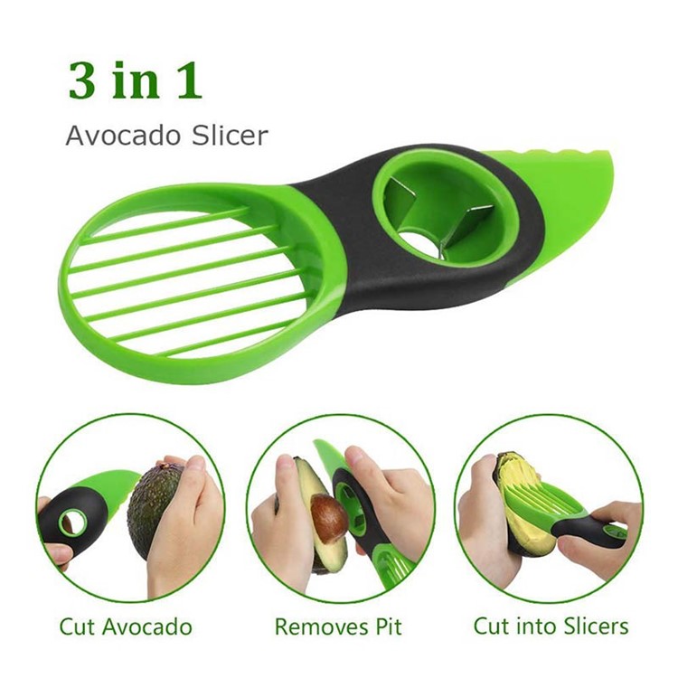 Avocado Slicer Shea Corer Butter Fruit Peeler Cutter Pulp Separator-2