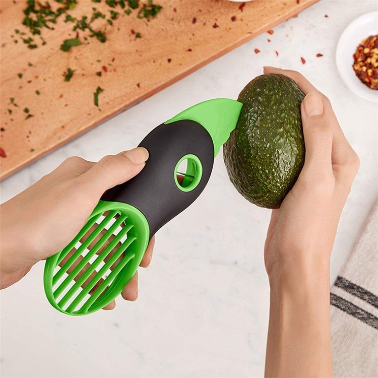 Avocado Slicer Shea Corer Butter Fruit Peeler Cutter Pulp Separator-4