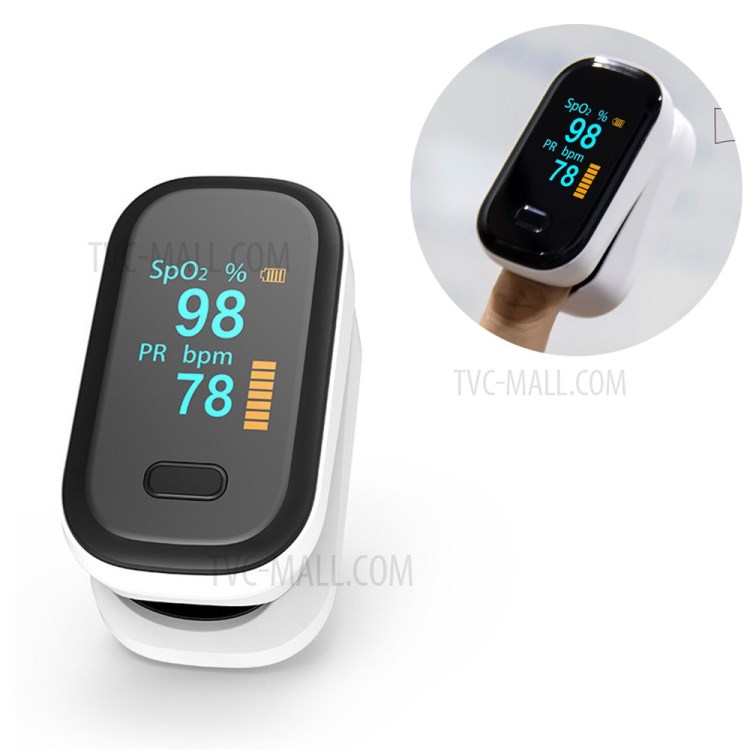 OLED Screen Fingertip Oximeter Finger Clip Blood Oxygen Pulse Heart Rate Monitor-1