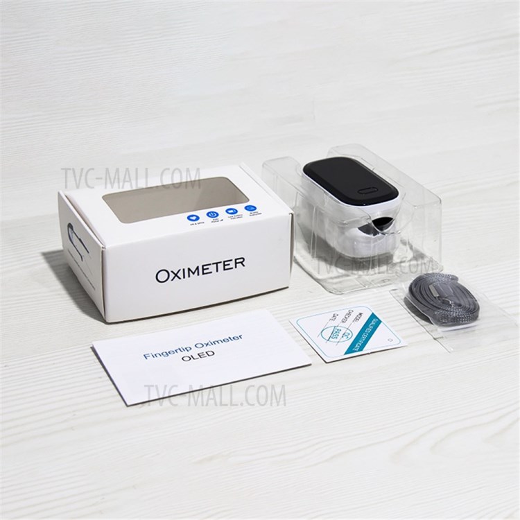 OLED Screen Fingertip Oximeter Finger Clip Blood Oxygen Pulse Heart Rate Monitor-4