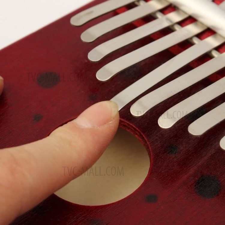 10 Teclas Brinquedo Educação Do Corpo Kalimba Polegar De Piano Pinho Para Crianças Adultas-2