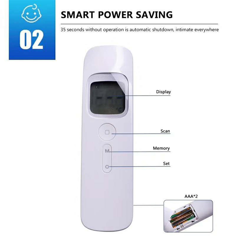 LED Numérique Sans Contact Thermomètre Infrarouge Thermomètre Électronique Frontal-4
