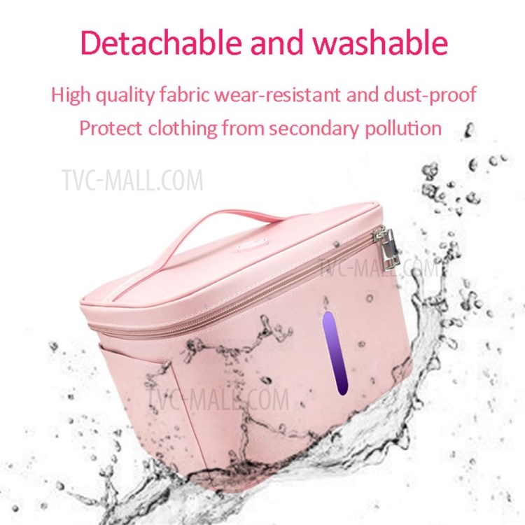 Disinfection Bag LED UV Light Odor Removal Antibacterial Sterilizer Storage Box-3