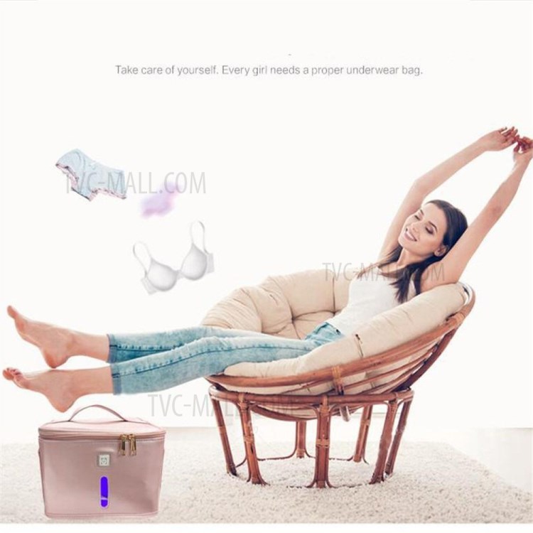 Disinfection Bag LED UV Light Odor Removal Antibacterial Sterilizer Storage Box-7