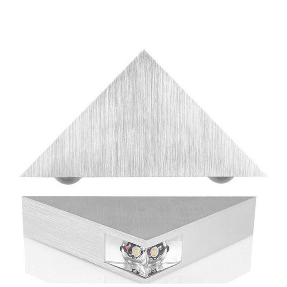 Lámpara De Pared LED De 3W Moderno Pared Pasillo Triángulo De Luz Para La Iluminación Del Hogar Dormitorio-9