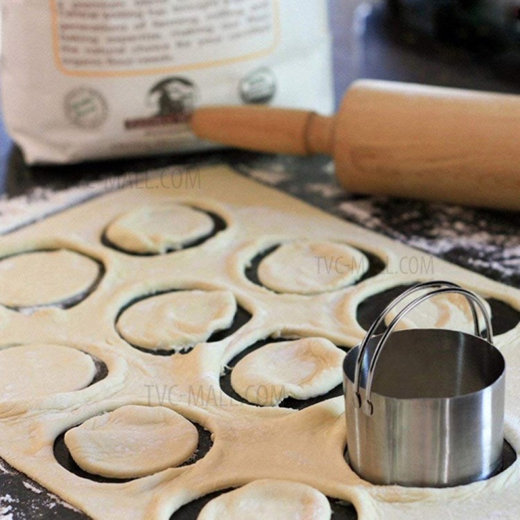 5Pcs Baking Cookie Cutter Mold Fondant Pastry Biscuit Stainless Steel Mould Set-9