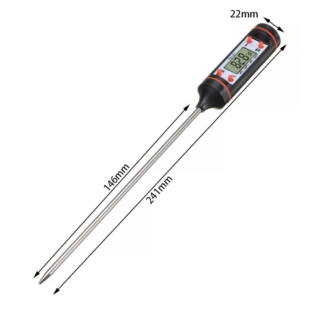 TP101 Digital Food Thermometer Langesonde Electronic Digital Thermometer BBQ Temperaturmesswerkzeug