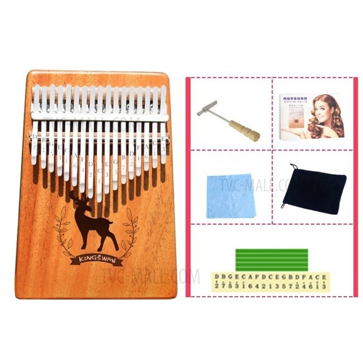 Kalimba 17-note Forest Deer Series Thumb Piano - Deer-1