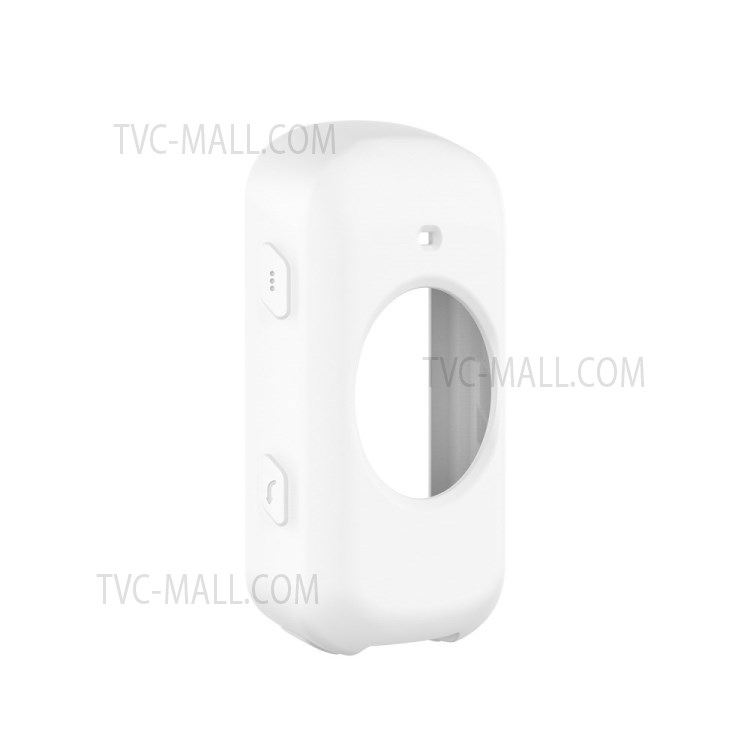 Mini Elastic Skin Soft Silicone Case Solid Fashion Screen Protector Scratch Resistant Bike Computer Case for Garmin Edge 530 - White-2
