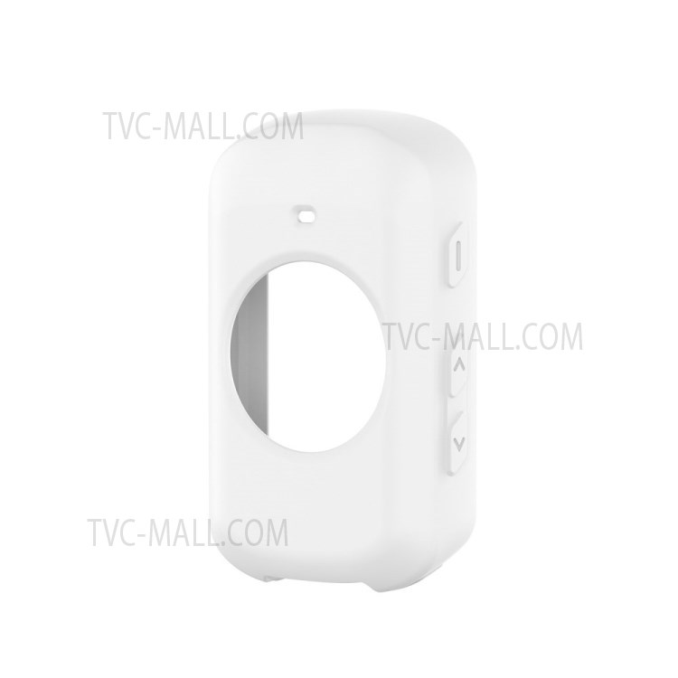 Mini Elastic Skin Soft Silicone Case Solid Fashion Screen Protector Scratch Resistant Bike Computer Case for Garmin Edge 530 - White-4