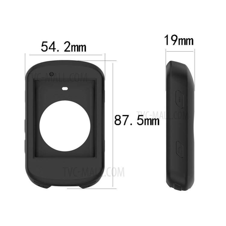 Mini Elastic Skin Soft Silicone Case Solid Fashion Screen Protector Scratch Resistant Bike Computer Case for Garmin Edge 530 - White-6