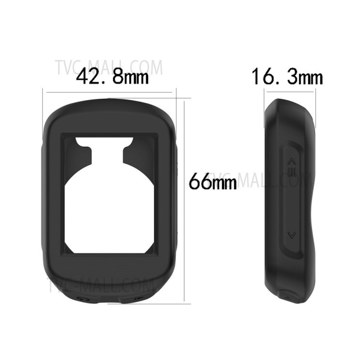 Protector Genérico De Banda Desenhada TPU Endurecido Computador Da Bicicleta Filme Para Edge Garmin 130 - Branco-8