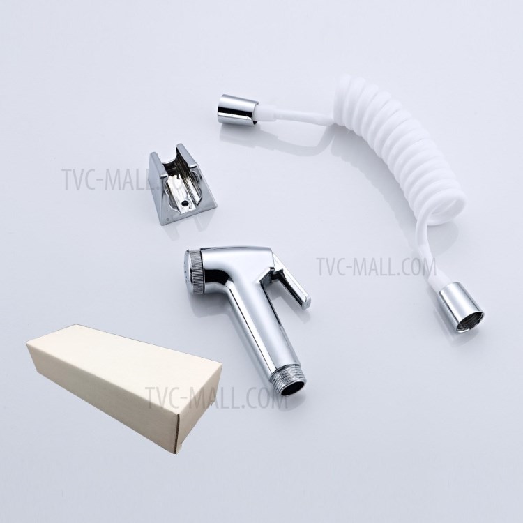 Bath Nozzle Cleaning Shower Head - Electroplating Nozzle+Pipe+Stand+Paper Box