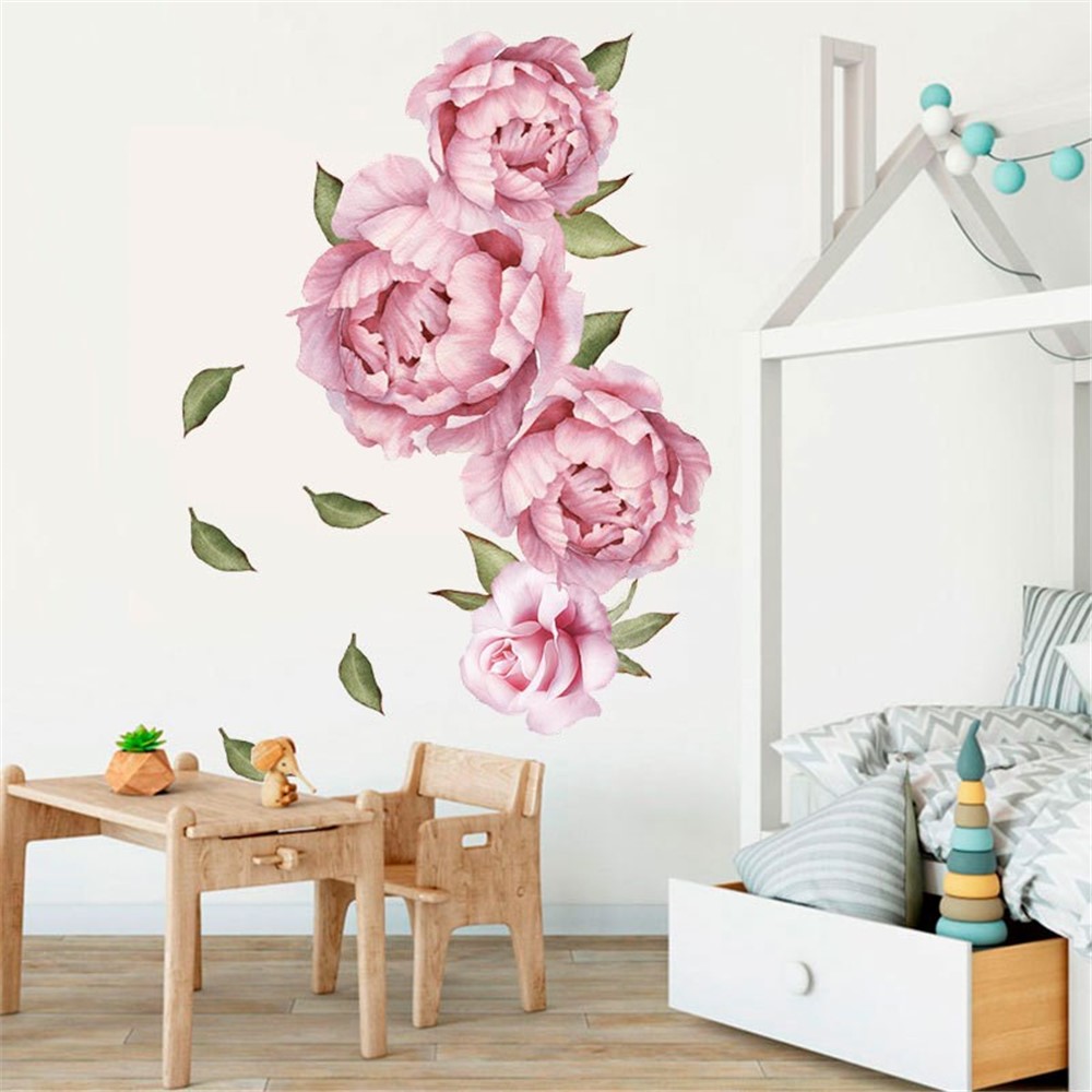 FANXI Peony Series Milk Tea Shop Bakery Classroom Dormitory Decoration Stickers-3